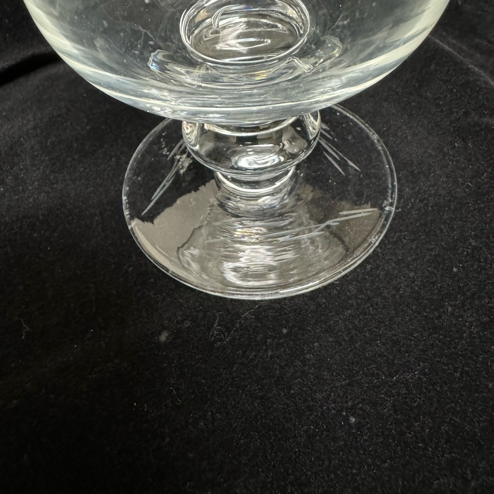 Rare~Vintage 1950’s~Horiguchi~Bamboo Etched~Cristal D'Arques~Champagne Glass~G13 - Picture 4 of 7